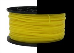 3D Drucker PLA 3.00 mm Printer Filament Spule Trommel Patrone Glow in dark Gelb