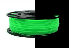 3D Drucker PLA 1.75 mm Printer Filament Spule Trommel Patrone Glow in dark Grün