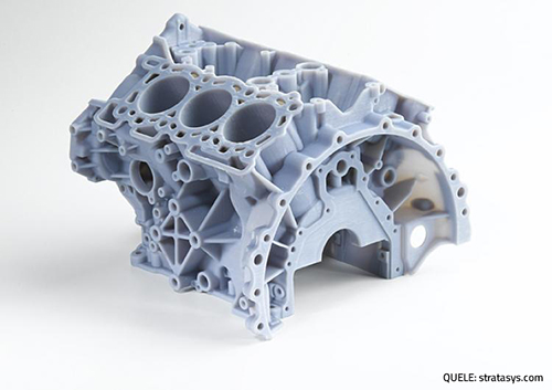 Ein mit 3D-Druck hergestellter Bauteil für die Industrie